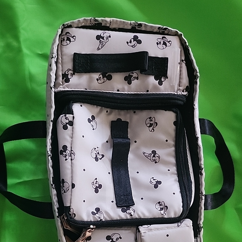 Disney Mickey Mouse Black and Cream Kids Backpack